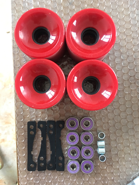 长板滑板舞板轮子（买送轴承一套，轴承套内管...