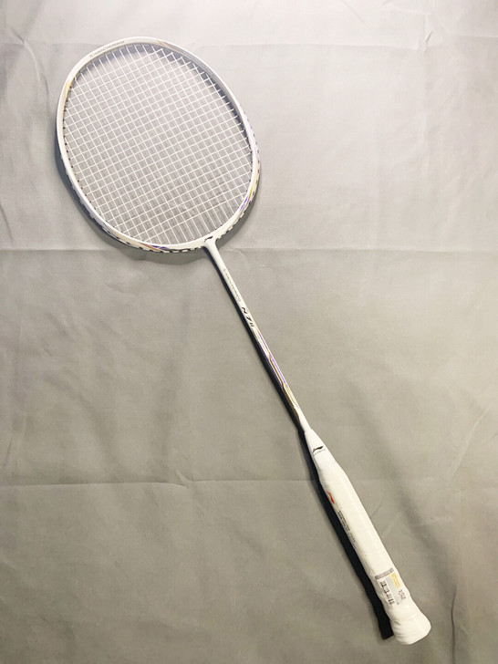 李宁羽毛球拍N72白色轻全碳素进攻型羽毛球拍