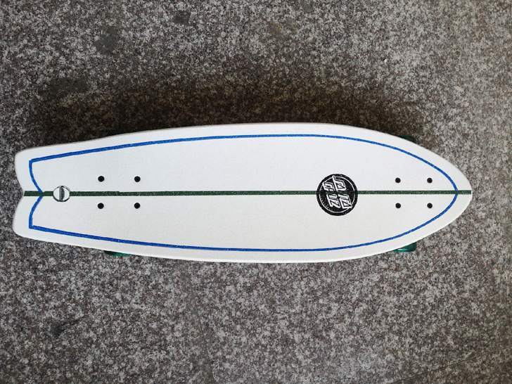 santa cruz美国进口陆地冲浪板小鱼...