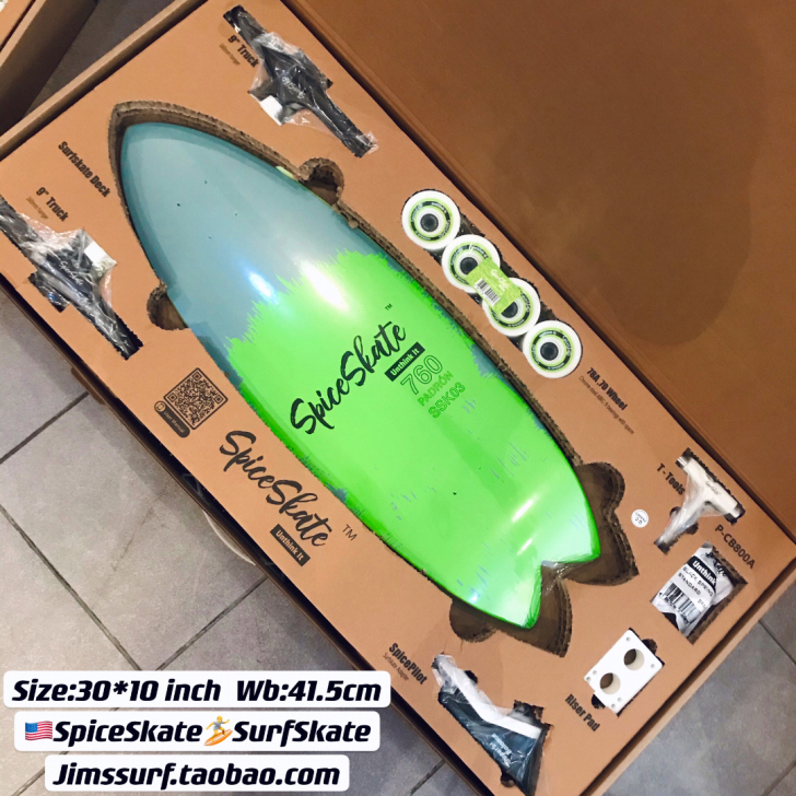 现货 美国陆地冲浪滑板SpiceSkate