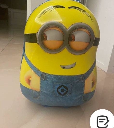 儿童拉杆箱男16寸女小宝宝可爱卡通行李箱公...