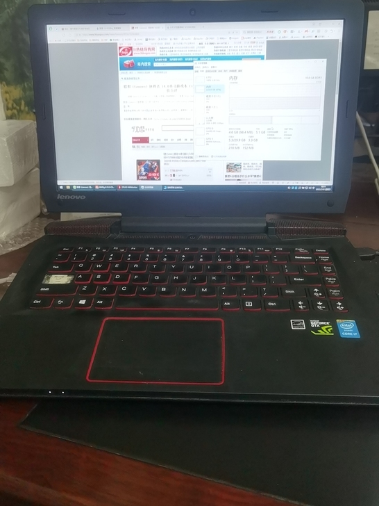 联想拯救者14笔记本电脑，I7-4720H...