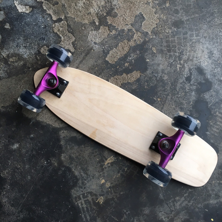 枫木大鱼板小鱼板香蕉板代步滑板四轮