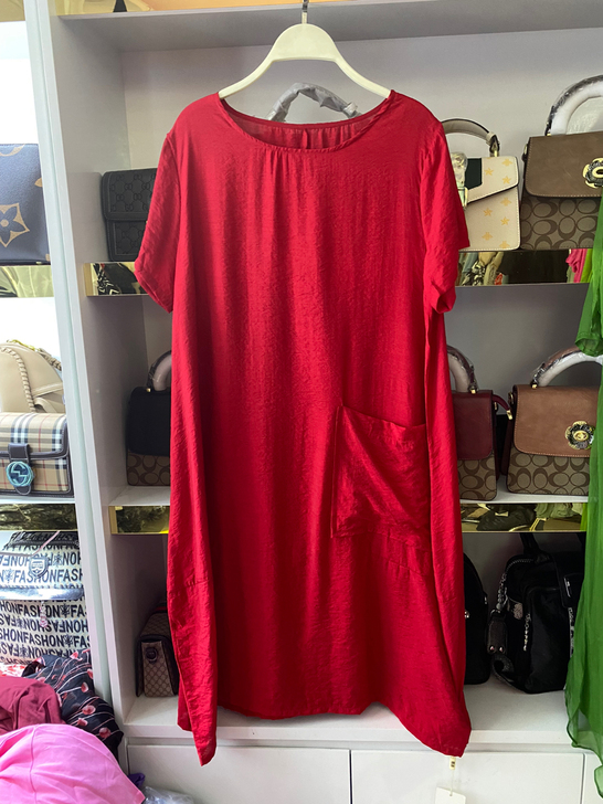 商场货棉麻简约连衣裙亏出不议价