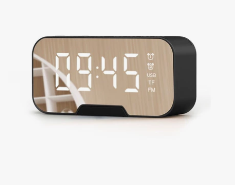 无线蓝牙音箱小型迷你闹钟便携钢炮迷你语音播...