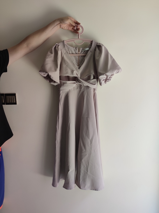 TANSSHOP新品 褶皱扭结泡泡袖短袖大...