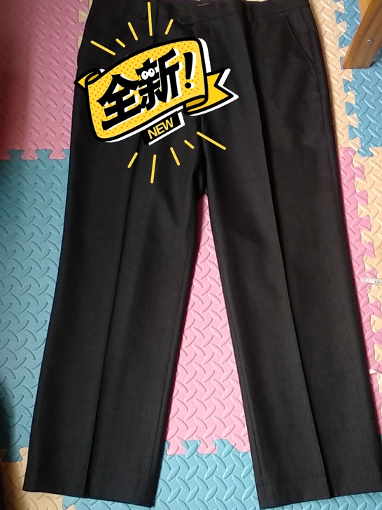 男西装裤，全新，腰围102厘米，裤长104...