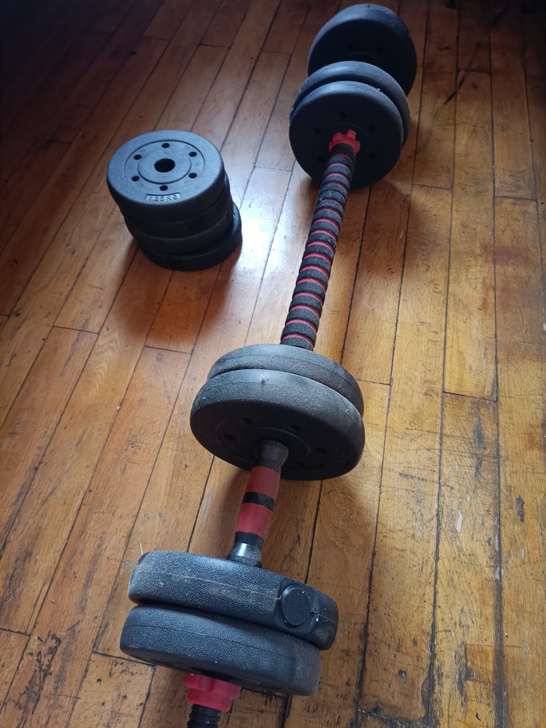 杠铃   几乎没用过  吃灰不练 转手  ...