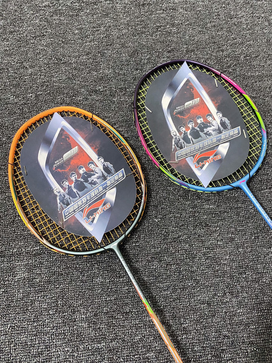 全新李宁风暴ws72羽毛球拍蓝紫官网防伪可...