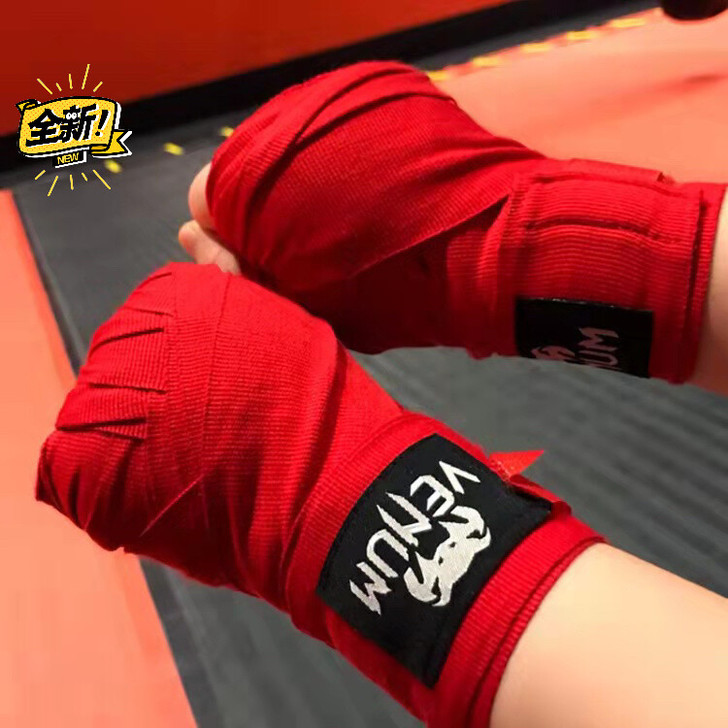 毒液VENUM纯棉微弹力绷带泰拳散打搏击缠...