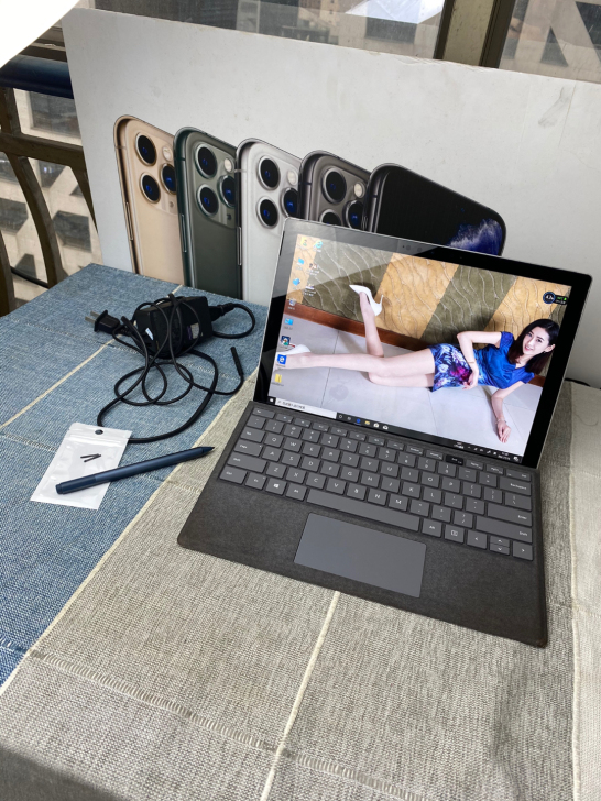 微软新款surface Pro 7  带键...