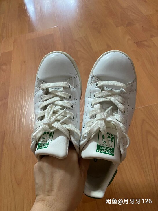 阿迪达斯三叶草小白鞋,36码,鞋子百搭,商...