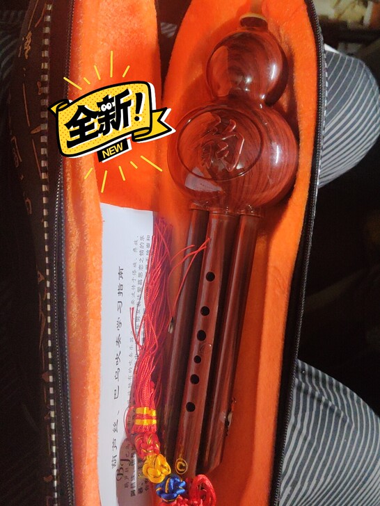 云南旅游乐器店买的葫芦丝，全新的一次没吹过...