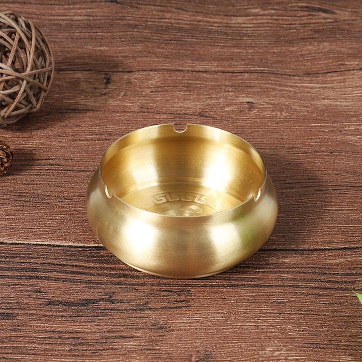 纯铜烟灰缸带盖，有三个型号，小号，中号，大...