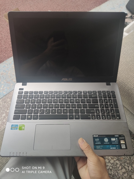 华硕a550  i3-3217笔记本电脑
