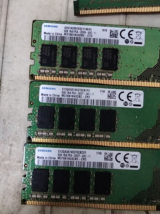 原装拆机三星 8g 2400 8g内存 d...