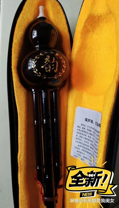 全新的C调葫芦丝，在书店买给女儿但她不想学...