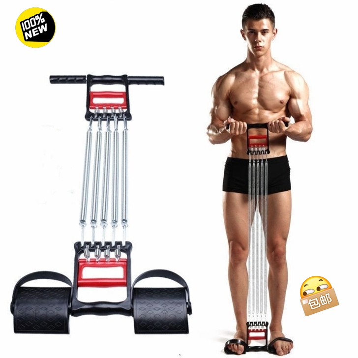 【低价出售】弹簧拉力器扩胸器男健身器材家用...