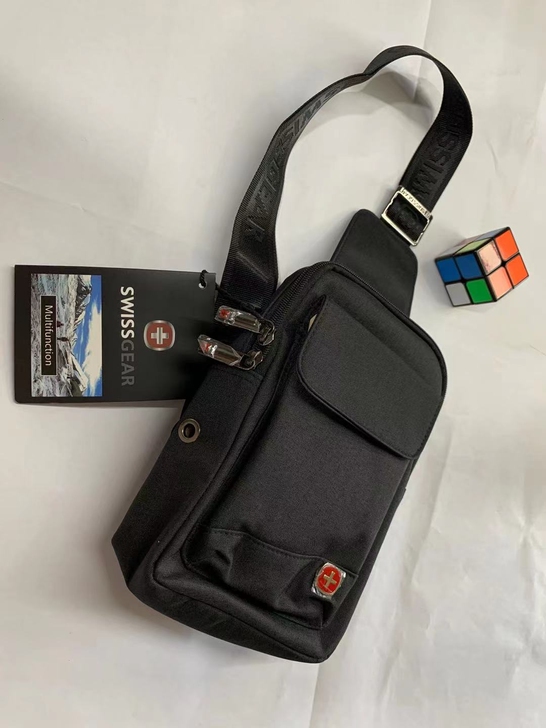 瑞士军刀  SWISSGEAR 胸包 棉麻...