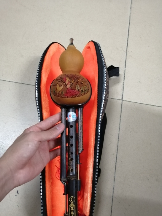葫芦丝乐器，买回来想学的，只玩过几次。 搬...