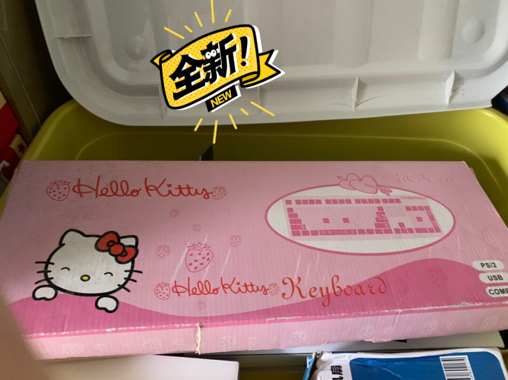 全新电脑键盘hello Kitty，USB...