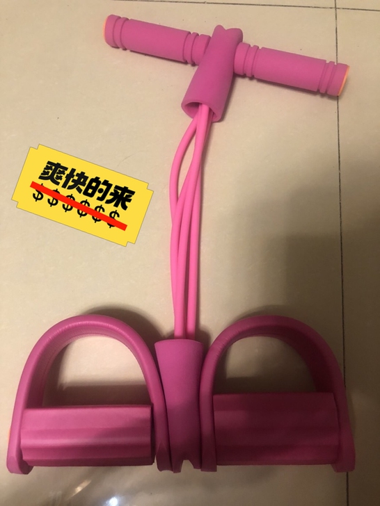 全新的，拉力器仰卧起坐用的。自己没有毅力，...