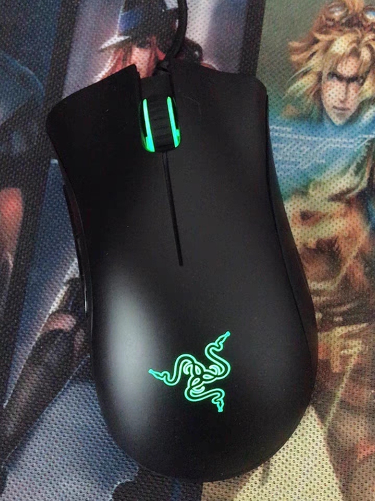 Razer雷蛇蝰蛇标准版黑白色电竞游戏笔记...