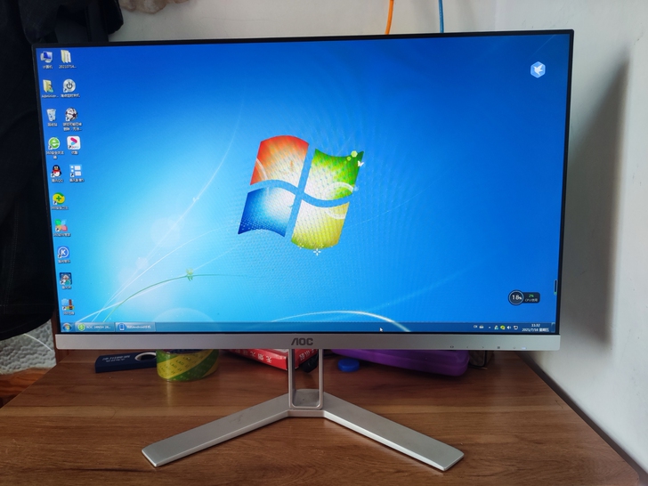 AOC 24N1H超薄显示器 色准好 高清...