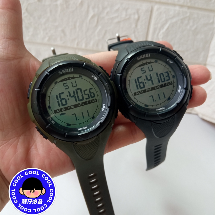 时刻美1025运动防水电子手表