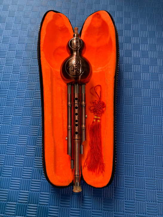 全新镀铜色葫芦丝C调三音可拆、美观上档次、...