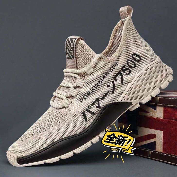 2021新款春夏休闲运动男士跑步潮鞋百搭厚...