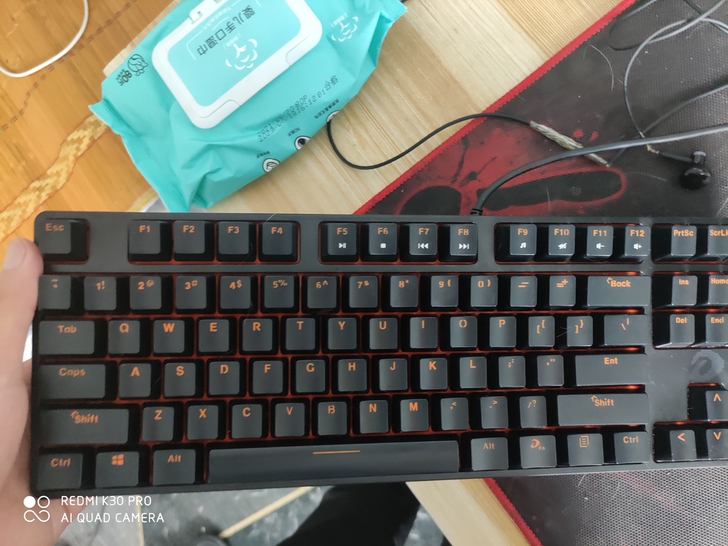 达尔优DK100，包装盒还在，用了4个月，...