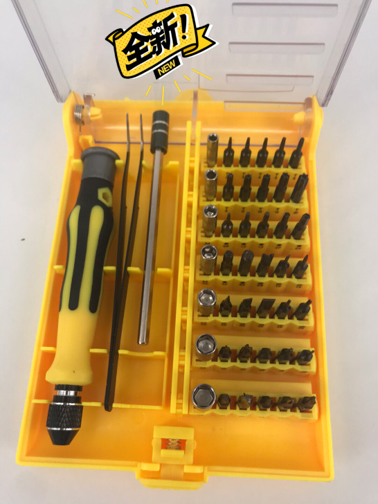 全新，多功能手机电脑小家电拆机工具45合一...