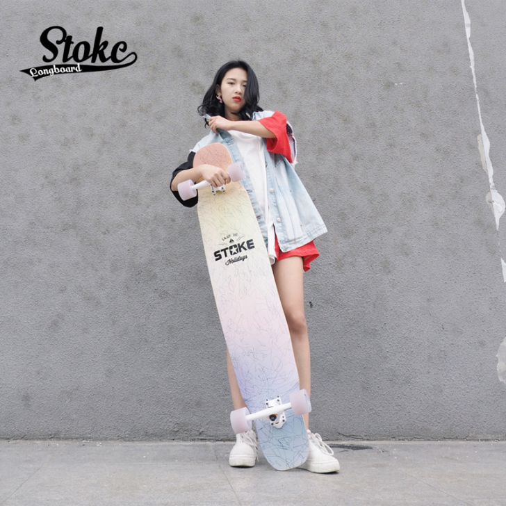 STOKE古迹长板滑板专业板