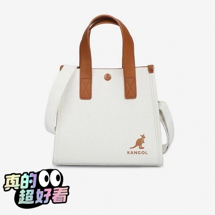 全新袋鼠单肩包手提包帆布包新款女学生韩版百...
