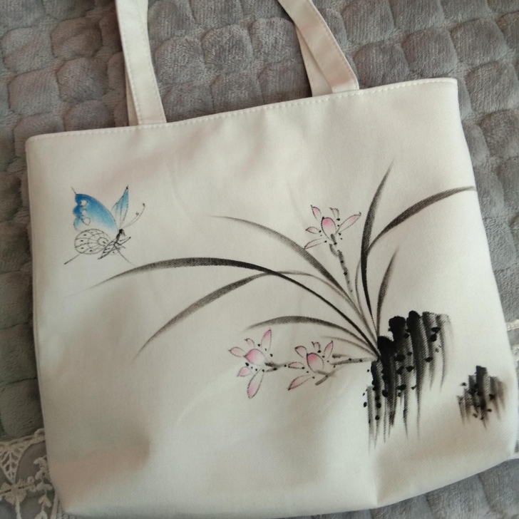 古风帆布包斜挎单肩手提购物包