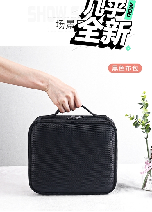 鸿贝 化妆包女小号手提便携超火旅行化妆品收...