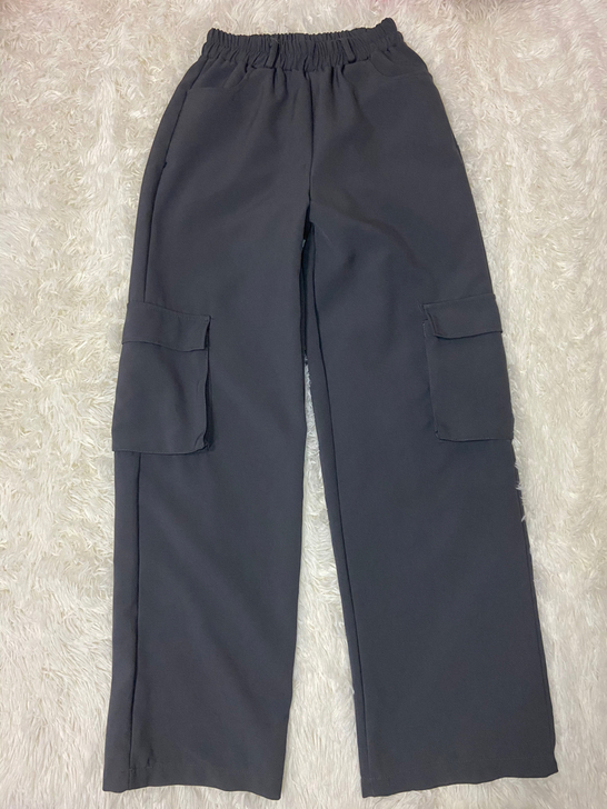 1-美式工装大口袋拖地裤子复古old sh...