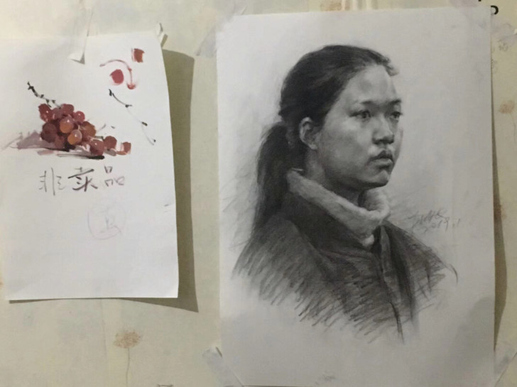 素描速写油画水彩水粉 马克笔作品