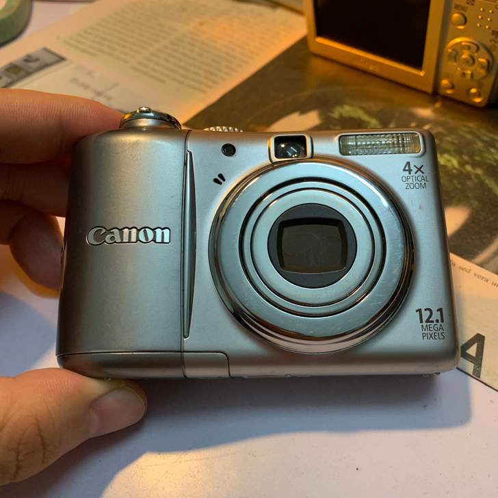 佳能a1100is ccd相机 老式数码相机