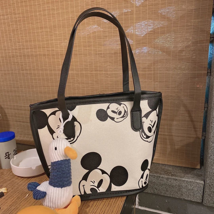 可爱米奇 手提拎包 水桶包 小仙女包 帆布包