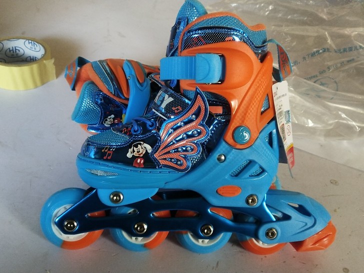 迪士尼正品溜冰鞋，经典米奇焕飞系列，27－...