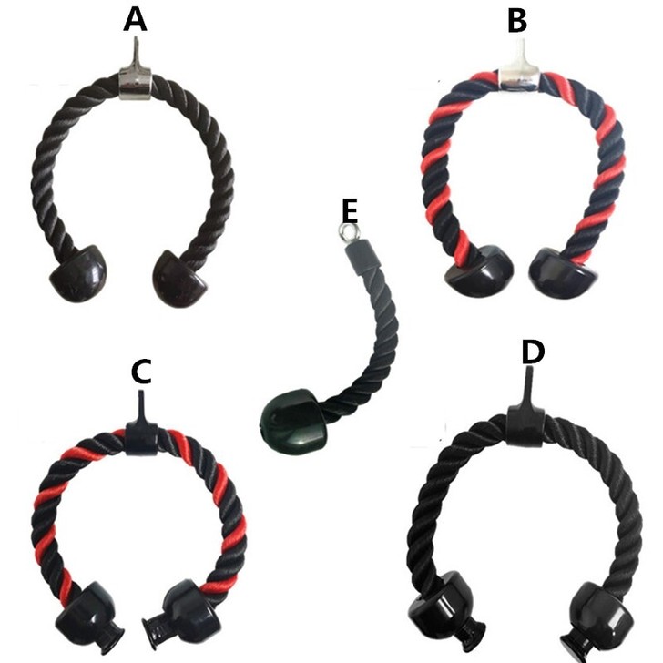 全新 26包邮   肱二头肌绳拉绳下压训练...