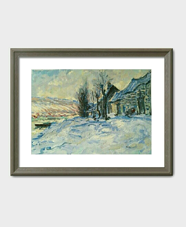 水粉画，客厅宾馆装饰画，4开卡纸大师风景