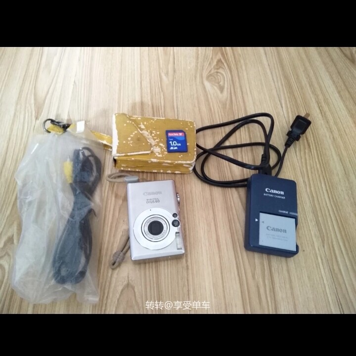 佳能数码相机ixus60型，送1G卡，原配...
