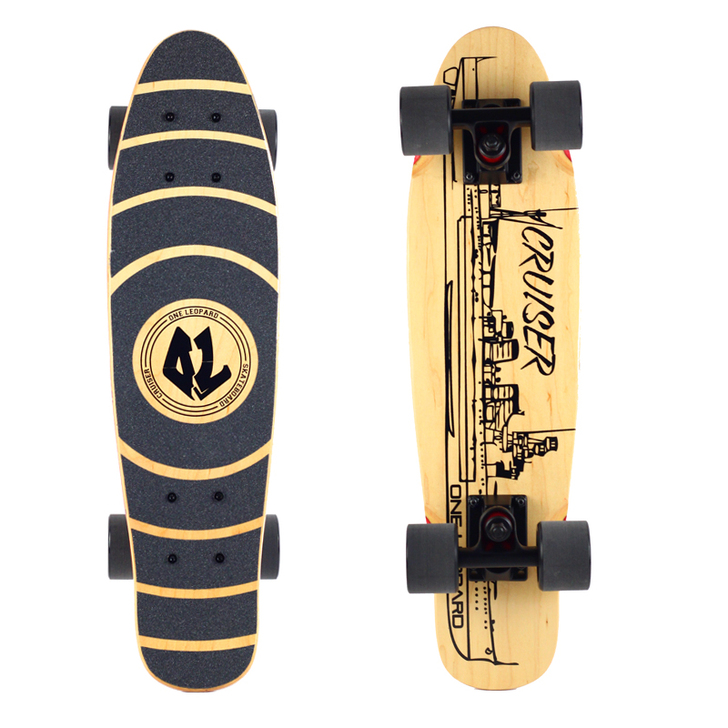 一豹巡洋舰小鱼板/枫木小鱼板/滑板 成人刷...