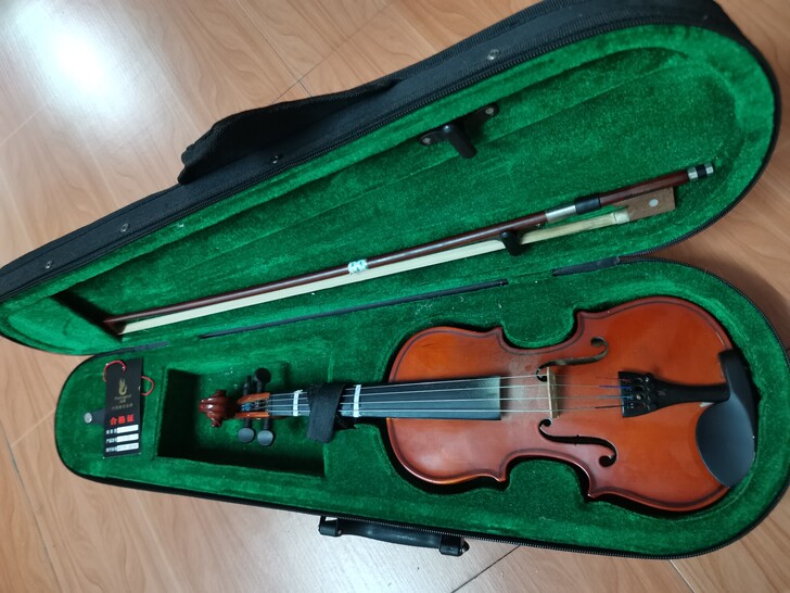 凤灵小提琴，初学者1/8经典亮光。