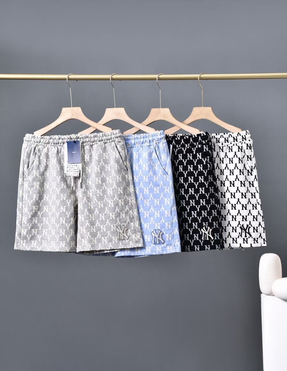 NY满印情侣款短裤百搭又洋气休闲运动男女裤...