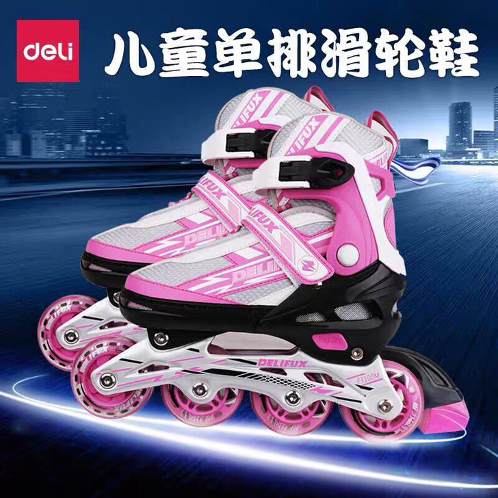 溜冰鞋 S 号 30-33号 带闪光的 全...