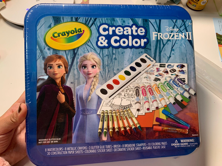 全新绘儿乐冰雪奇缘创意美术礼盒